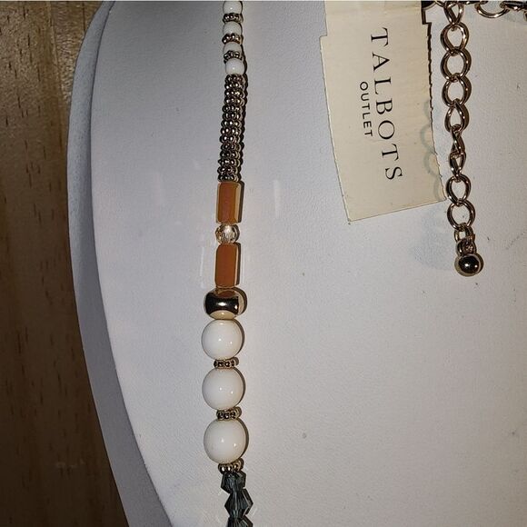 Talbots Women's Multicolor Beaded Necklace NWT - Picture 4 of 8